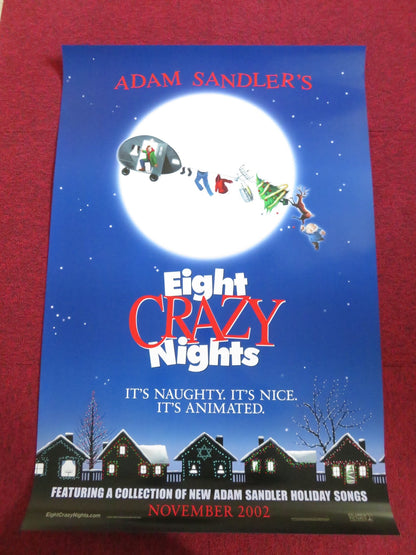 EIGHT CRAZY NIGHTS - B US ONE SHEET ROLLED POSTER ADAM SANDLER J. SANDLER 2002 Rendezvous Cinema Movie posters
