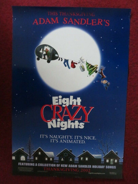 EIGHT CRAZY NIGHTS US ONE SHEET ROLLED POSTER ADAM SANDLER 2002 Movie posters
