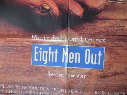 EIGHT MEN OUT 1988 US ONE SHEET POSTER BASEBALL CHARLIE SHEEN TRUE Movie posters