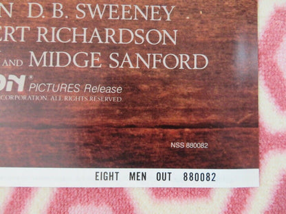 EIGHT MEN OUT 1988 US ONE SHEET POSTER BASEBALL CHARLIE SHEEN TRUE Movie posters