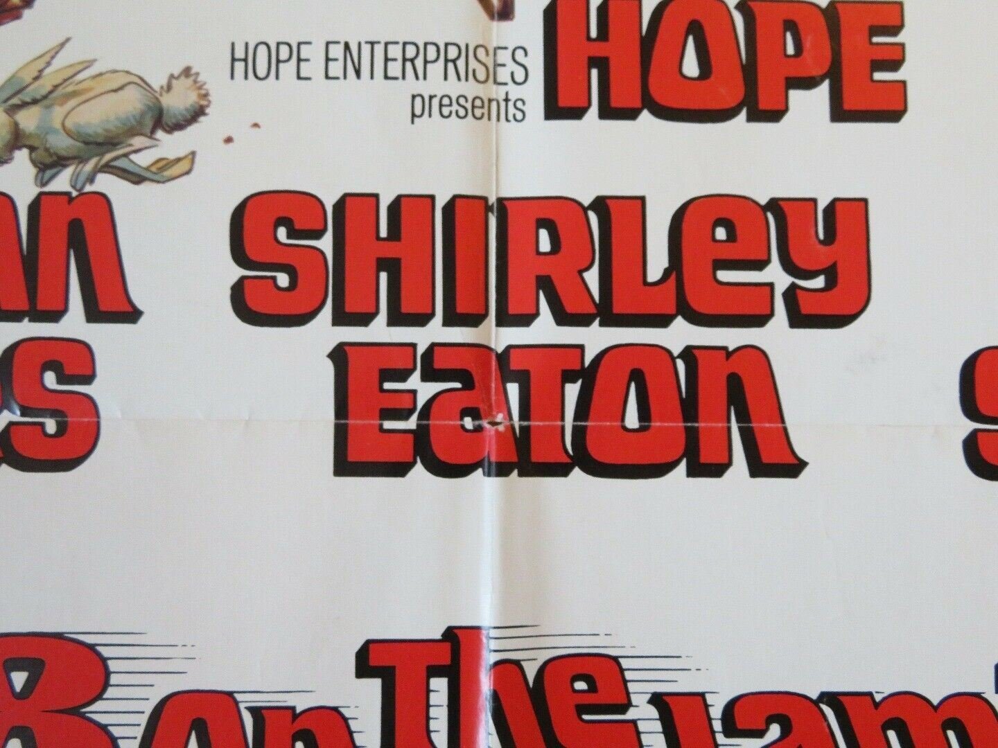EIGHT ON THE LAM FOLDED US ONE SHEET POSTER BOB HOPE PHYLLIS DILLER 1967 Movie posters