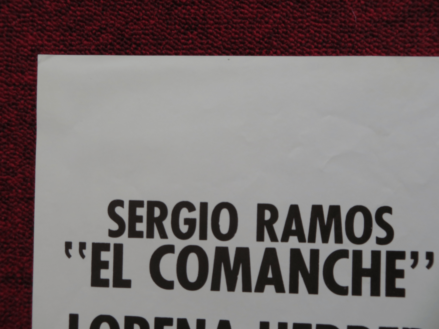 EL AGARRATODO FOLDED MEXICAN POSTER RAUL PADILLA SERGIO RAMOS 1990 Rendezvous Cinema Movie posters