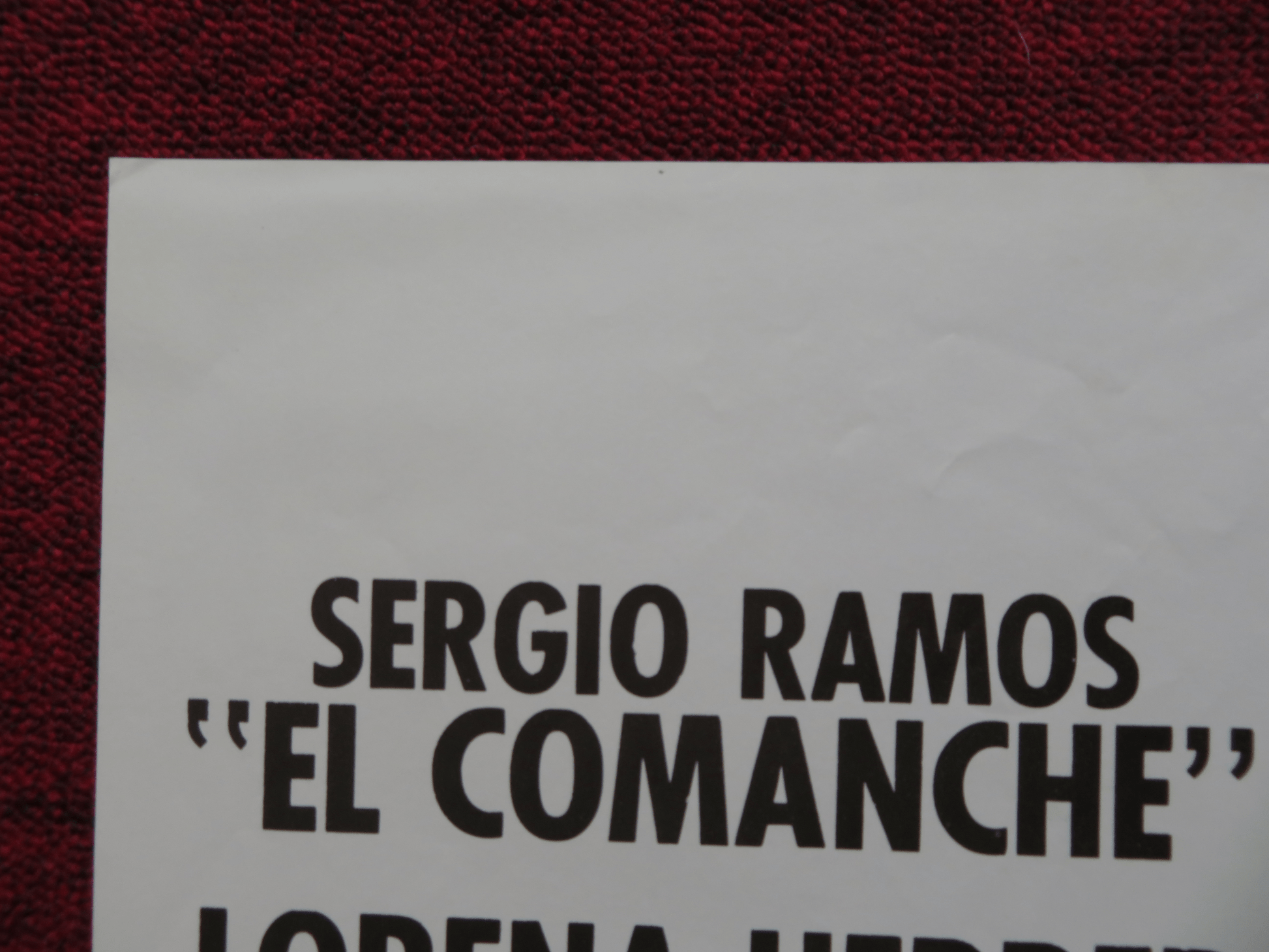 EL AGARRATODO FOLDED MEXICAN POSTER RAUL PADILLA SERGIO RAMOS 1990 Rendezvous Cinema Movie posters