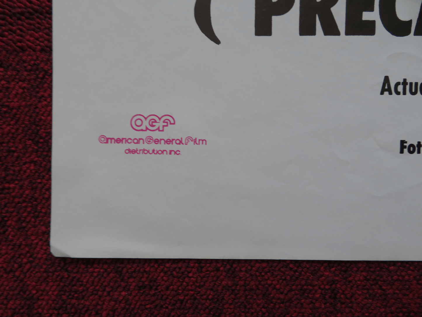 EL AGARRATODO FOLDED MEXICAN POSTER RAUL PADILLA SERGIO RAMOS 1990 Rendezvous Cinema Movie posters