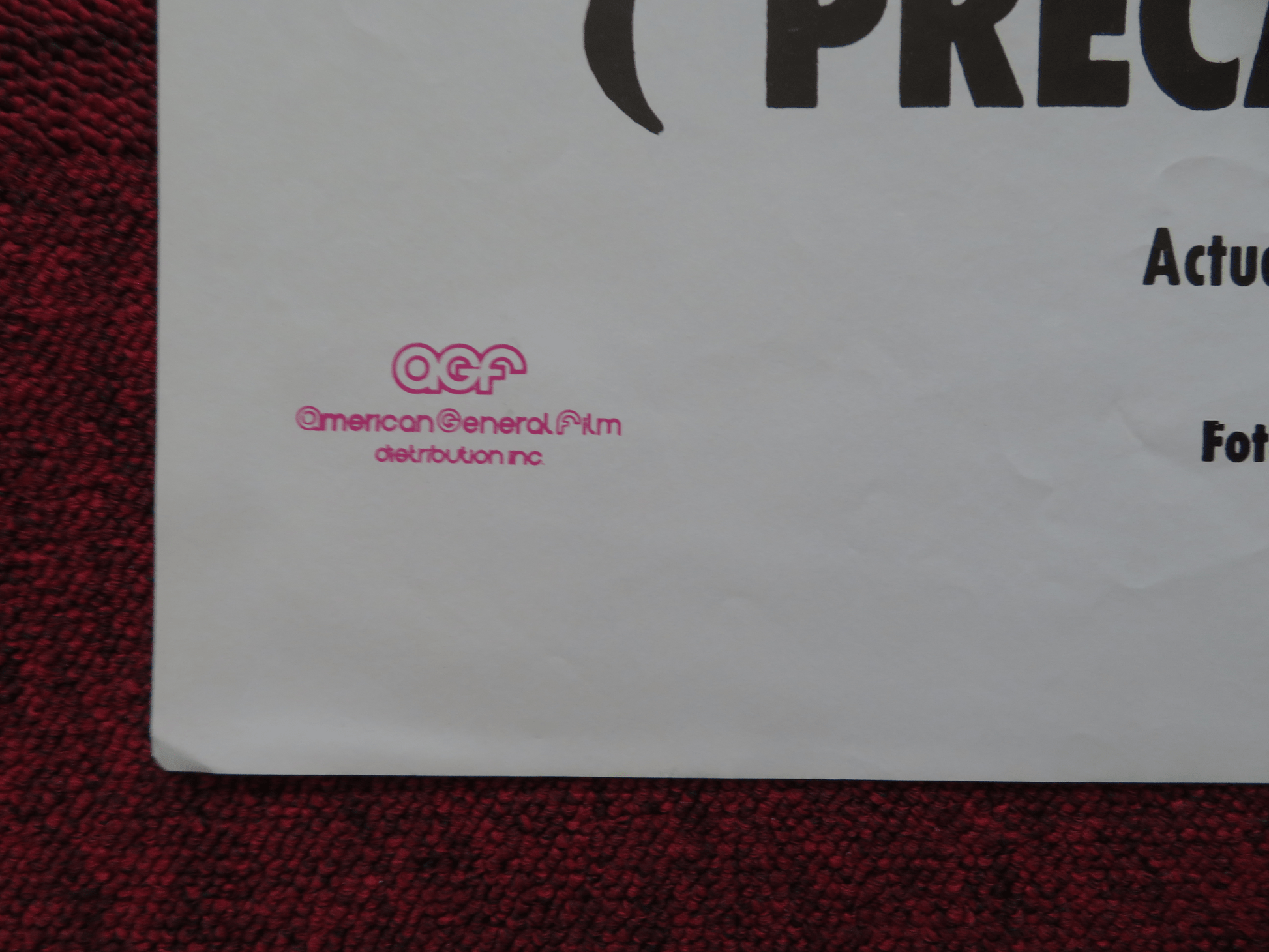 EL AGARRATODO FOLDED MEXICAN POSTER RAUL PADILLA SERGIO RAMOS 1990 Rendezvous Cinema Movie posters