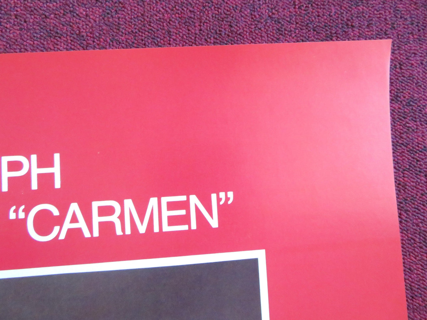 EL AMOR BRUJO - b US ONE SHEET ROLLED POSTER ANTONIO GADES CRISTINA HOYOS 1986 Rendezvous Cinema Movie posters