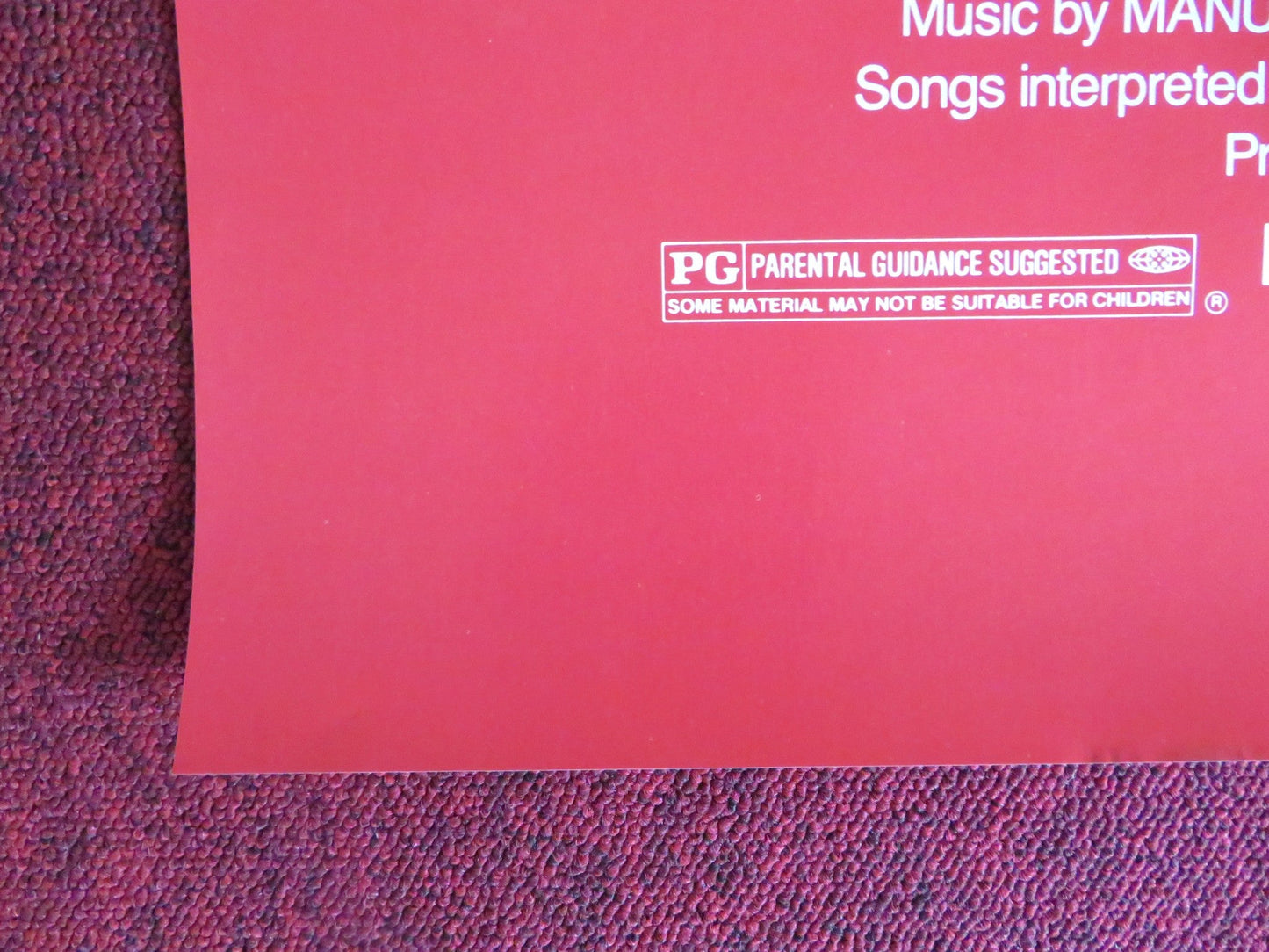 EL AMOR BRUJO US ONE SHEET ROLLED POSTER ANTONIO GADES CRISTINA HOYOS 1986 Rendezvous Cinema Movie posters