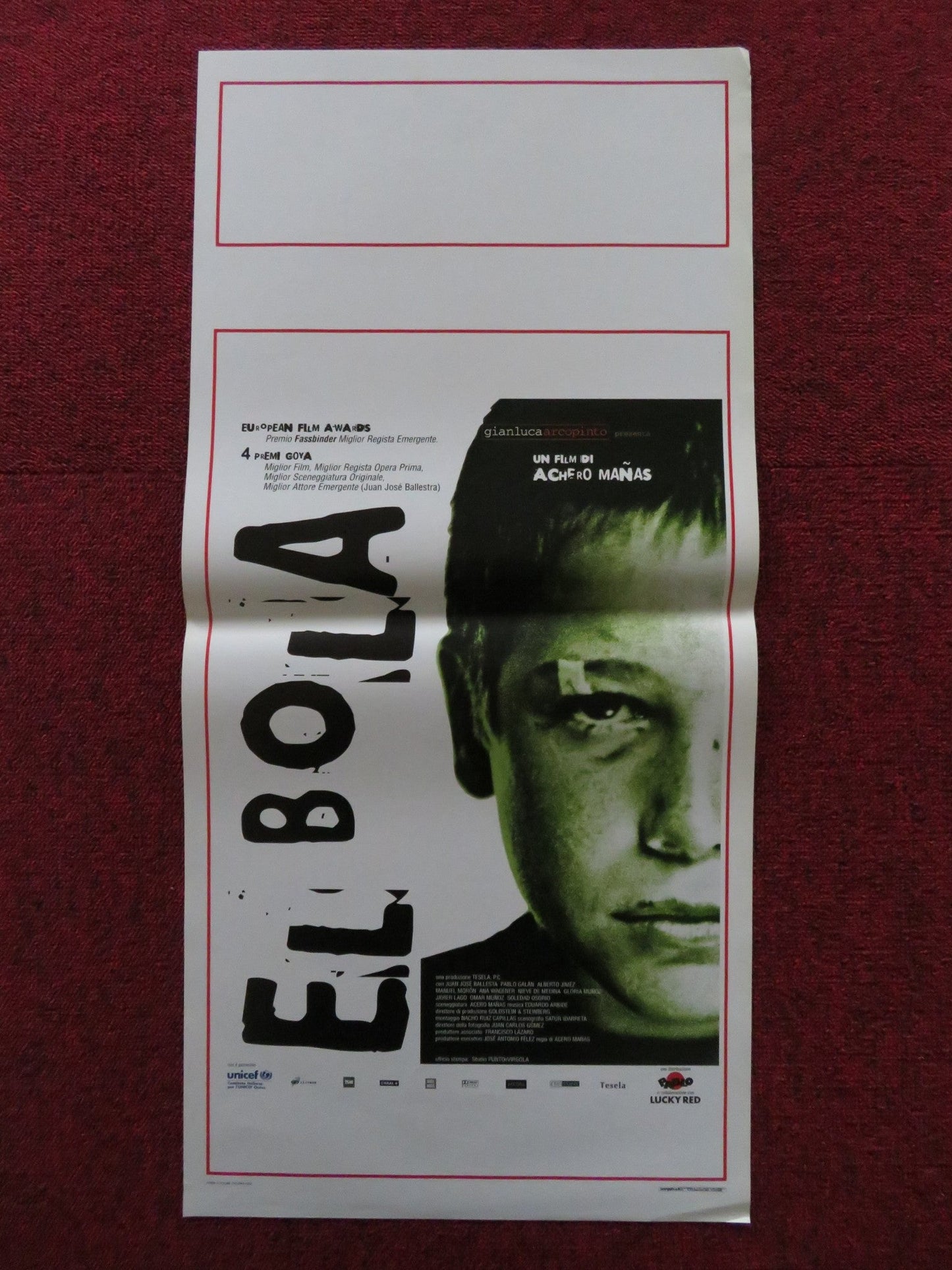 EL BOLA ITALIAN LOCANDINA POSTER JUAN JOSE BALLESTA PABLO GALAN 2000 Rendezvous Cinema Movie posters