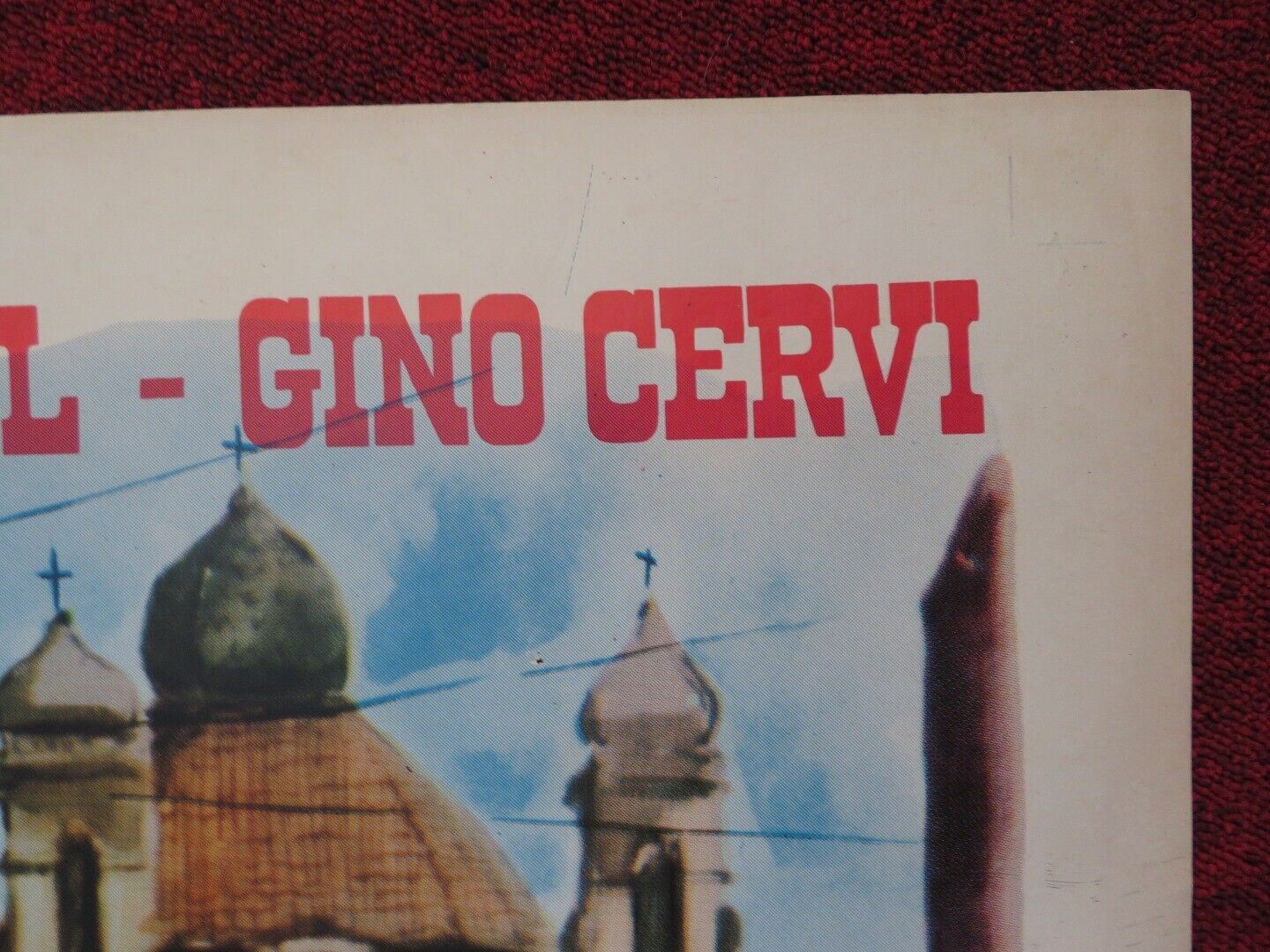 EL CAMARADA DON CAMILO SPANISH FOLDED ONE SHEET POSTER FERNANDEL GINO CERVI 1965 - Rendezvous Cinema