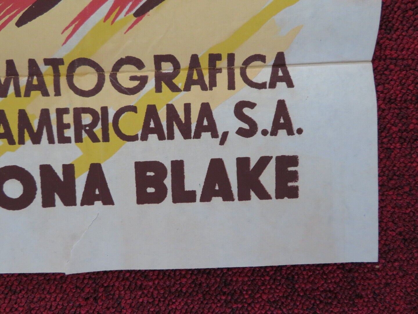 EL CAMINO DE LA VIDA MEXICO FOLDED ONE SHEET POSTER MARIO HUMBERTO 1956 - Rendezvous Cinema