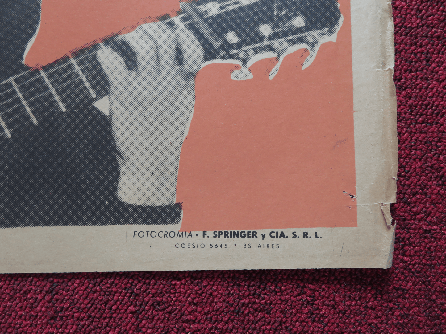 EL CARINOSO FOLDED ARGENTINA ONE SHEET POSTER M. ACEVES MEJIA M. MIJARES 1959 Rendezvous Cinema Movie posters