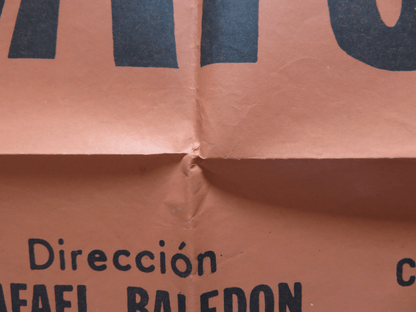 EL CARINOSO FOLDED ARGENTINA ONE SHEET POSTER M. ACEVES MEJIA M. MIJARES 1959 Rendezvous Cinema Movie posters