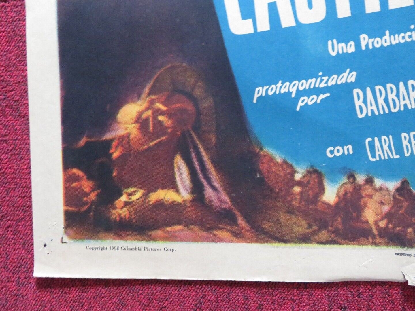 EL CASTILLIO INVENCIBLE / LORNA DOONE MEXICO ONE SHEET FOLDED POSTER 1951 Movie posters