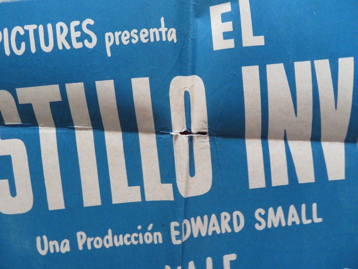 EL CASTILLIO INVENCIBLE / LORNA DOONE MEXICO ONE SHEET FOLDED POSTER 1951 Movie posters