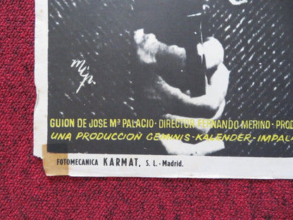 EL COMISARIO G. EN EL CASO DEL CABERET SPANISH ROLLED POSTER JOSE LUIS BARINGO Movie posters