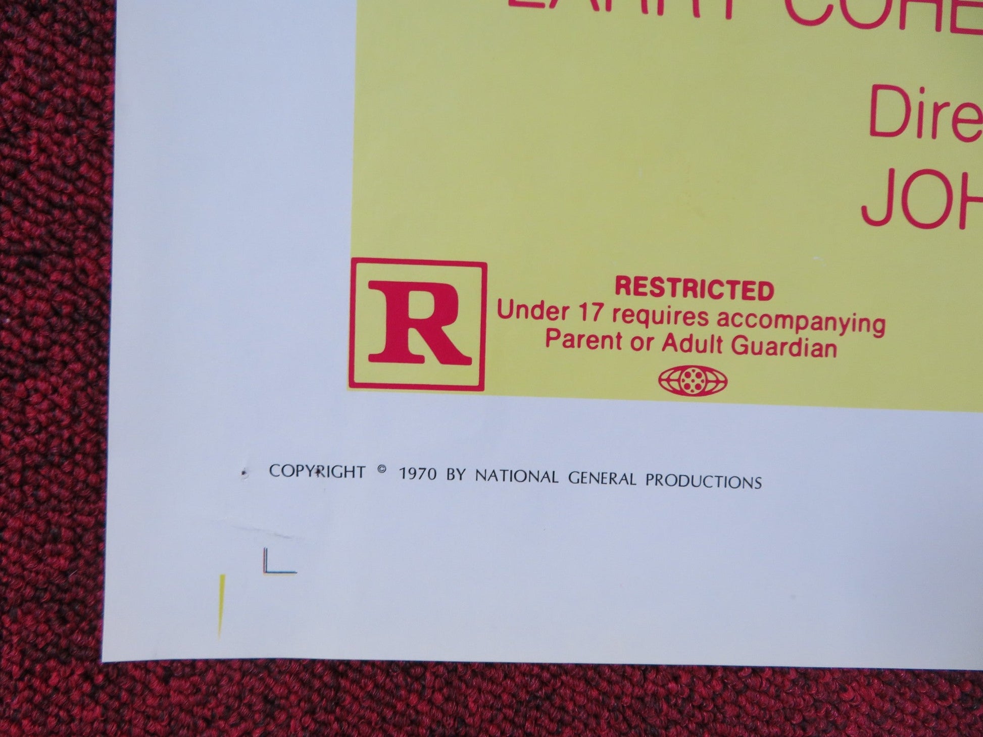 EL CONDOR - STYLE B FOLDED US ONE SHEET POSTER JIM BROWN LEE VAN CLEEF 1970 Rendezvous Cinema Movie posters