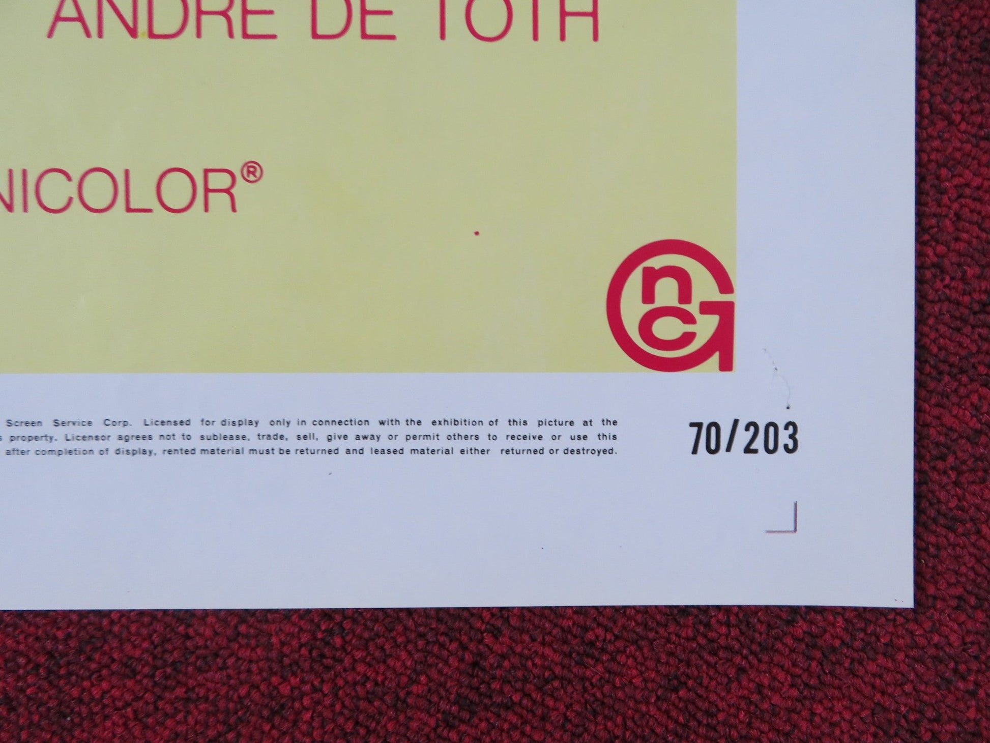 EL CONDOR - STYLE B FOLDED US ONE SHEET POSTER JIM BROWN LEE VAN CLEEF 1970 Rendezvous Cinema Movie posters