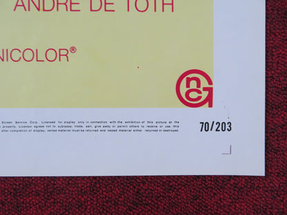 EL CONDOR - STYLE B FOLDED US ONE SHEET POSTER JIM BROWN LEE VAN CLEEF 1970 Rendezvous Cinema Movie posters