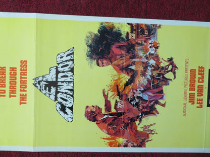 EL CONDOR US INSERT (14"x 36") POSTER JIM BROWN LEE VAN CLEEF 1970 Movie posters