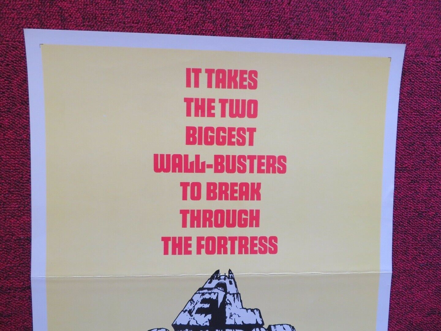 EL CONDOR US INSERT (14"x 36") POSTER JIM BROWN LEE VAN CLEEF 1970 Movie posters