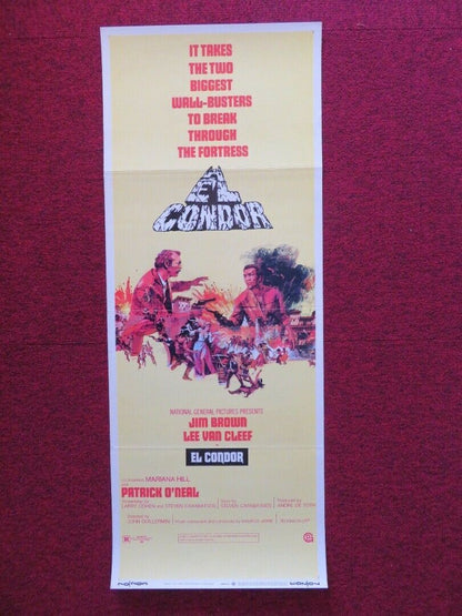 EL CONDOR US INSERT (14"x 36") POSTER JIM BROWN LEE VAN CLEEF 1970 Movie posters