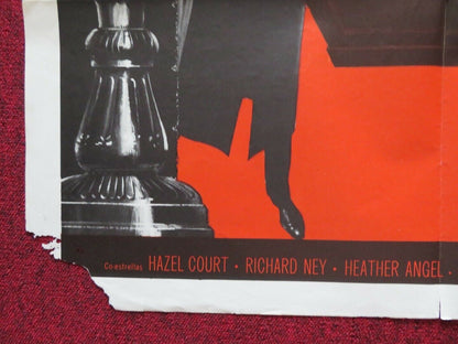 EL ENTIERRO PREMETURO / THE PREMATURE BURIAL SPANISH ONE SHEET FOLDED POSTER Movie posters