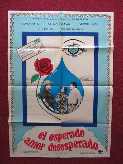 EL ESPERADO AMOR DESESPERADO ARGENTINIAN POSTER SONIA FURIO OFELIA GUILMAIN 1976 Rendezvous Cinema Movie posters
