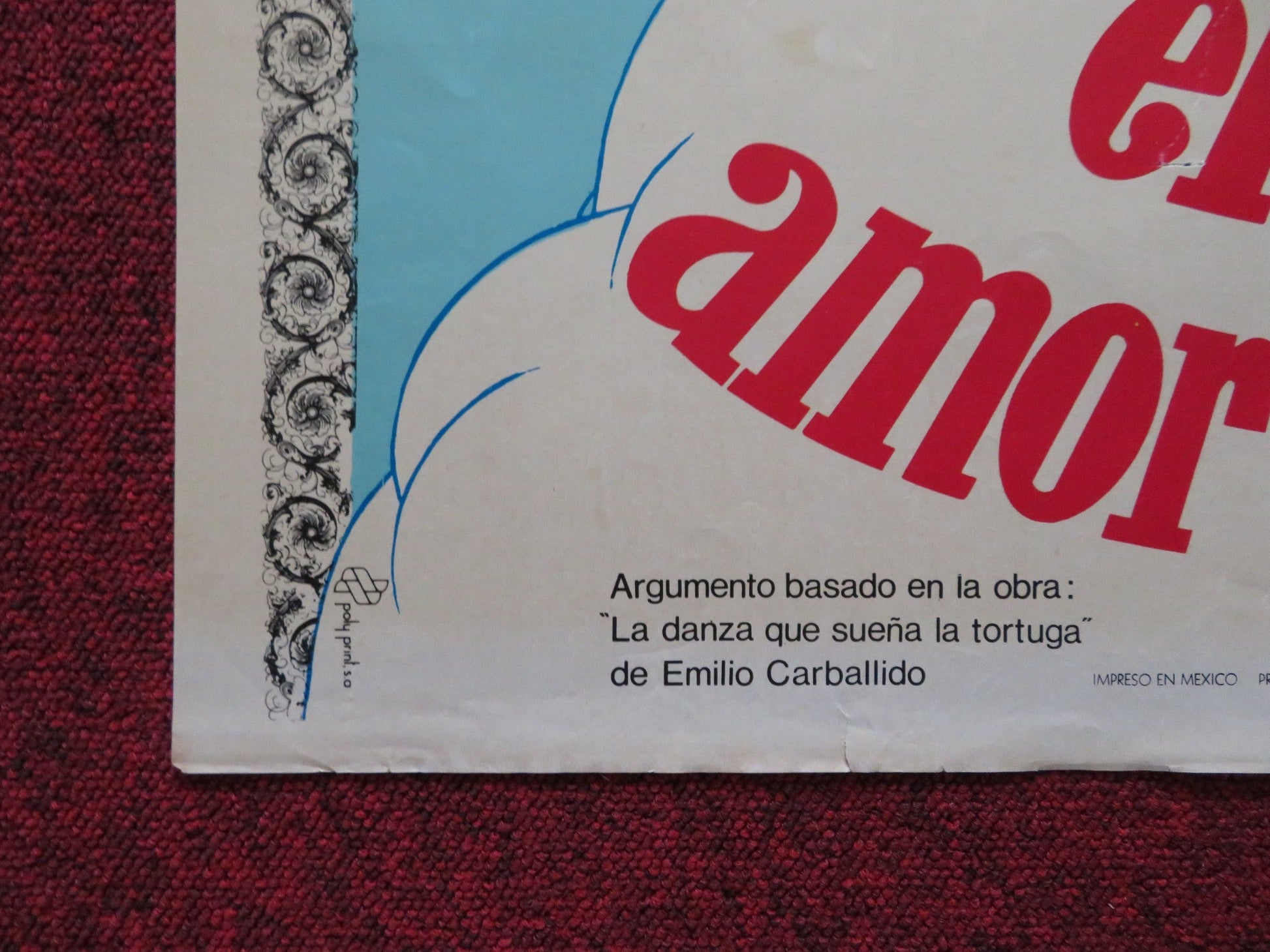 EL ESPERADO AMOR DESESPERADO ARGENTINIAN POSTER SONIA FURIO OFELIA GUILMAIN 1976 Rendezvous Cinema Movie posters