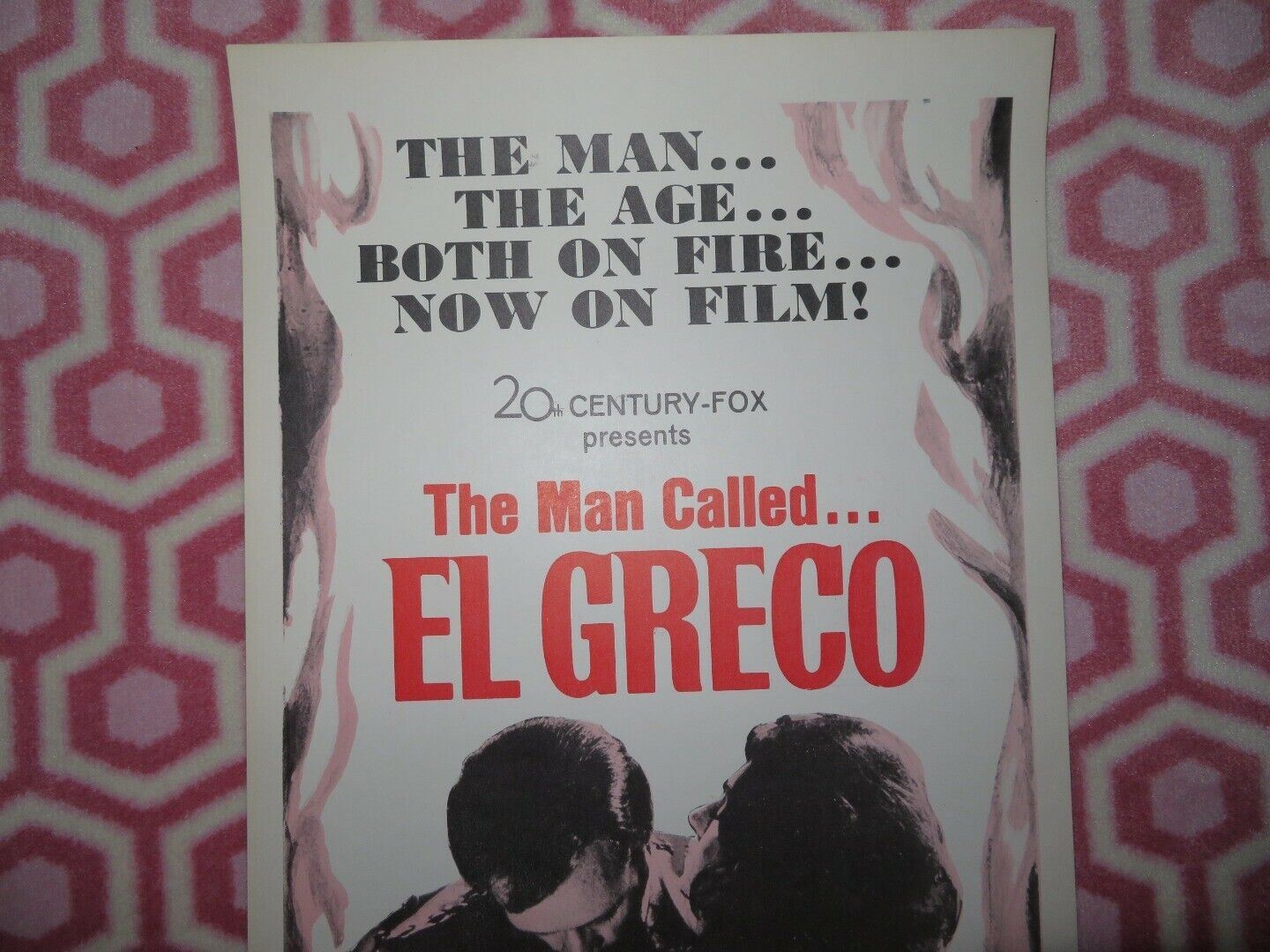 EL GRECO US INSERT (14"x 36") POSTER MEL FERRER ROSANNA SCHIAFINO 1966 Movie posters