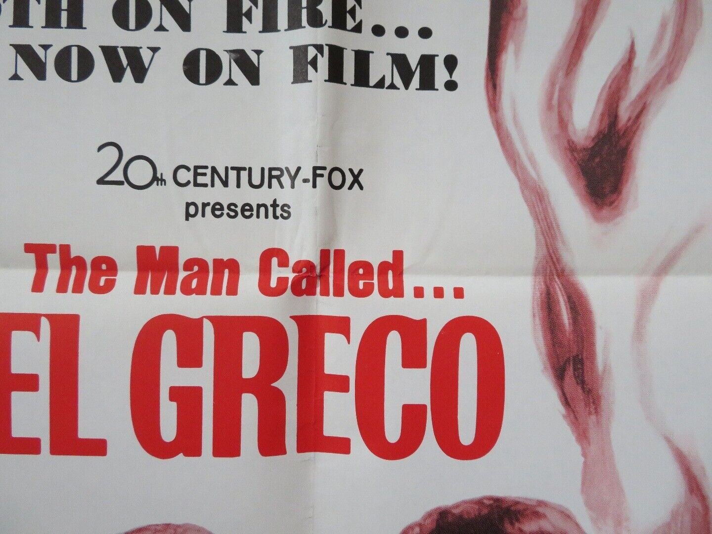 EL GRECO US ONE SHEET POSTER MEL FERRER ROSANNA SCHIAFFINO 1966 Movie posters