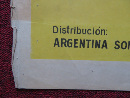 EL HOMBRE INVISIBLE ATACA FOLDED ARGENTINA POSTER 1967 MARTIN KARADAGIAN - Rendezvous Cinema