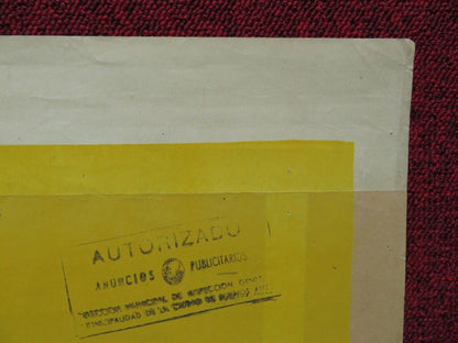 EL HOMBRE INVISIBLE ATACA FOLDED ARGENTINA POSTER 1967 MARTIN KARADAGIAN - Rendezvous Cinema