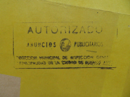 EL HOMBRE INVISIBLE ATACA FOLDED ARGENTINA POSTER 1967 MARTIN KARADAGIAN - Rendezvous Cinema