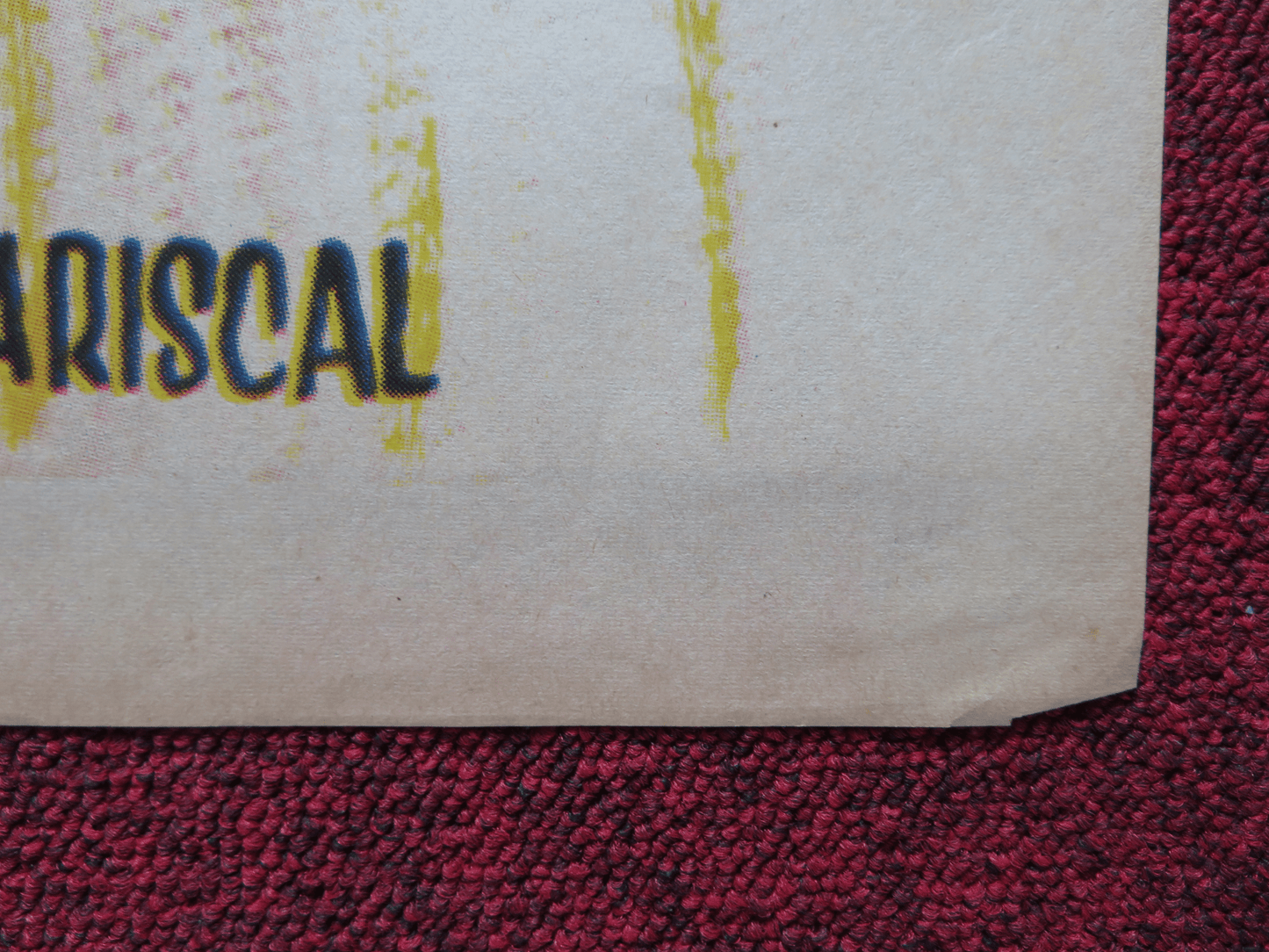 EL MUNDO DE LAS DROGAS FOLDED MEXICAN POSTER JULIO ALDAMA OLIVIA MICHEL 1964 Rendezvous Cinema Movie posters