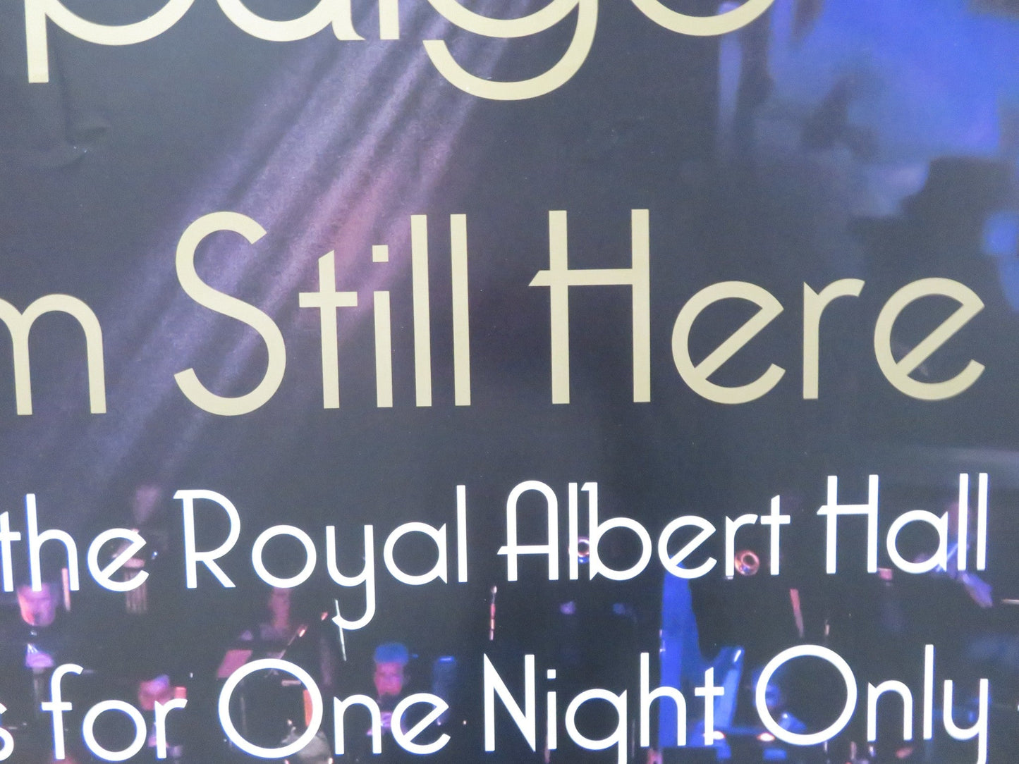 ELAINE PAIGE: I'M STILL HERE UK QUAD ROLLED POSTER ROYAL ALBERT HALL 2014 Rendezvous Cinema Movie posters