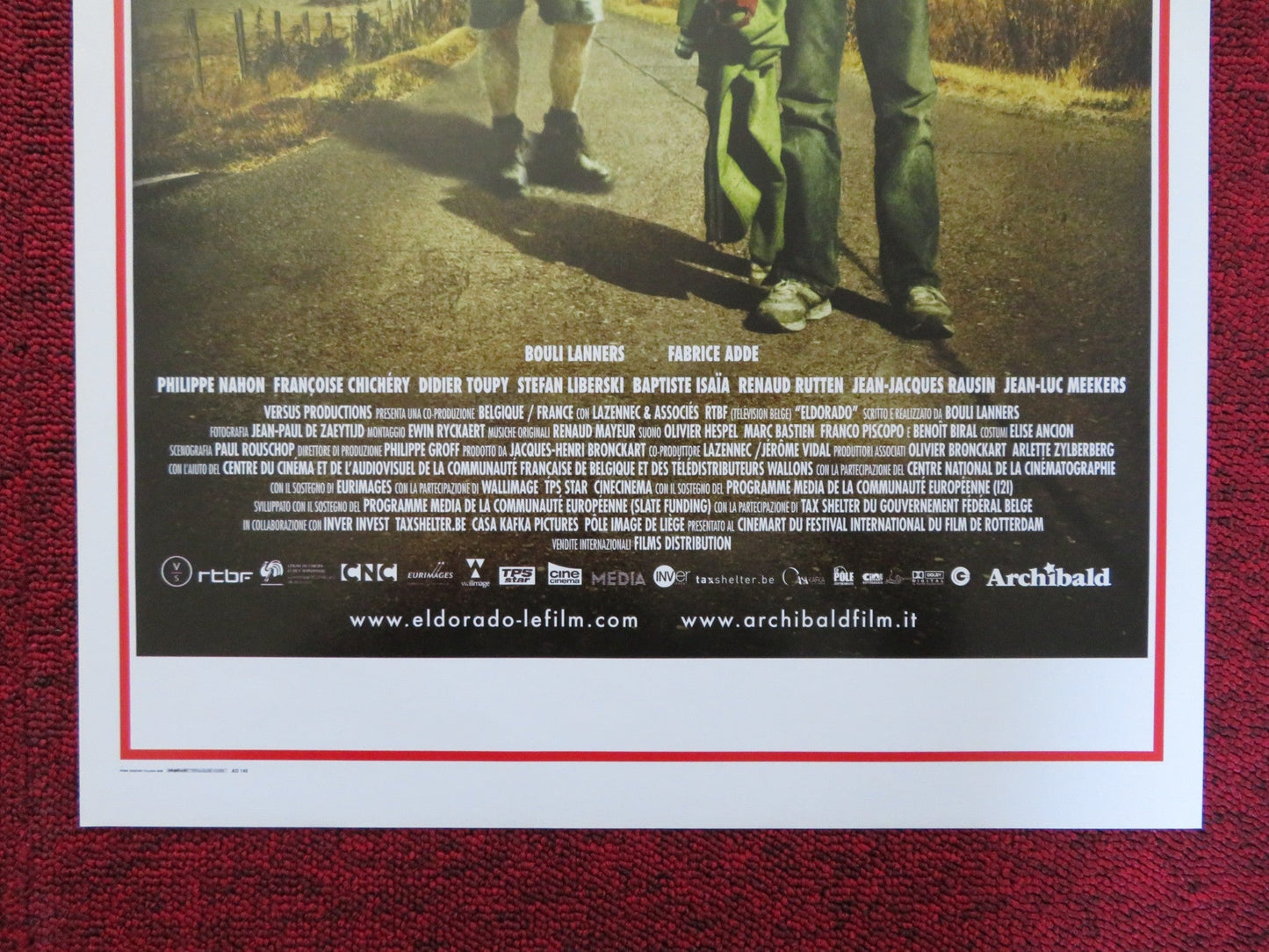 ELDORADO ROAD ITALIAN LOCANDINA POSTER BOULI LANNERS FABRICE ADDE 2008 Rendezvous Cinema Movie posters