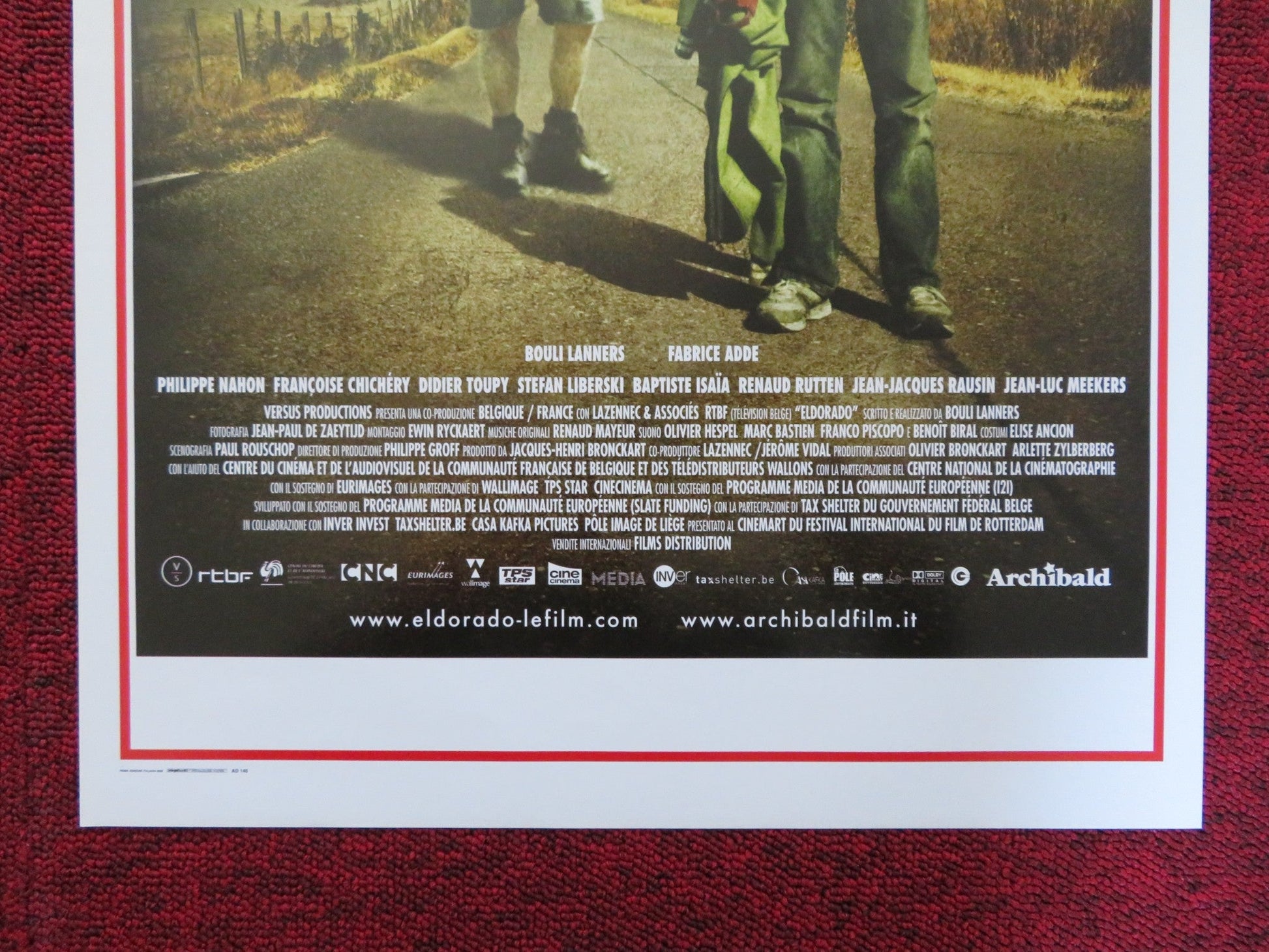 ELDORADO ROAD ITALIAN LOCANDINA POSTER BOULI LANNERS FABRICE ADDE 2008 Rendezvous Cinema Movie posters