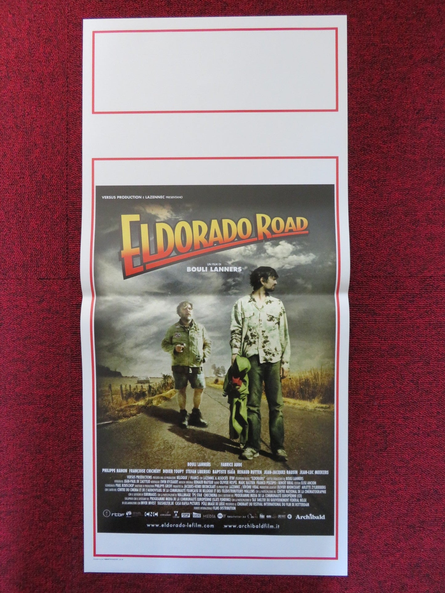 ELDORADO ROAD ITALIAN LOCANDINA POSTER BOULI LANNERS FABRICE ADDE 2008 Rendezvous Cinema Movie posters