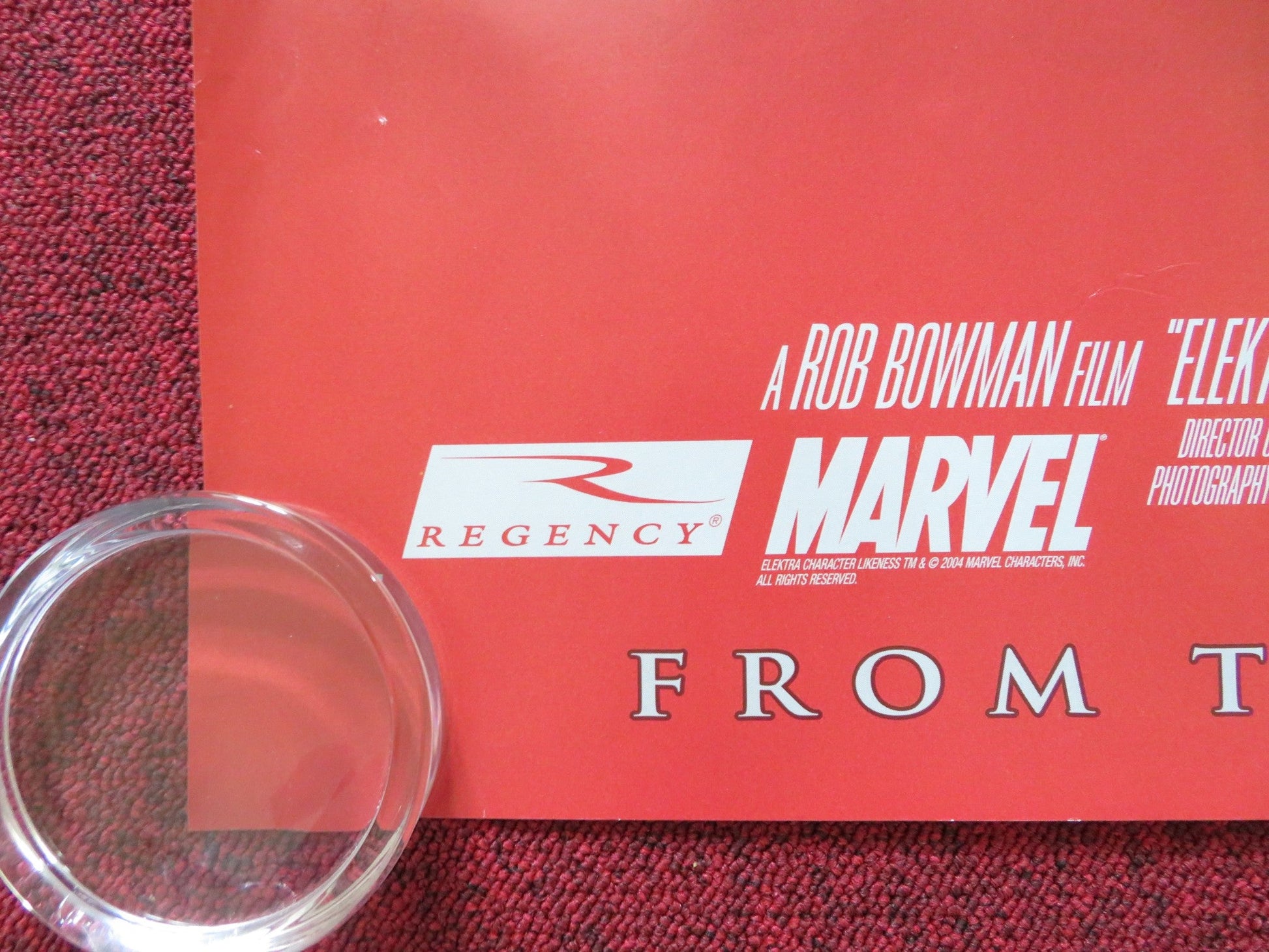 ELECKTRA UK QUAD ROLLED POSTER JENNIFER GARNER GORAN VISNJIC 2005 Rendezvous Cinema Movie posters