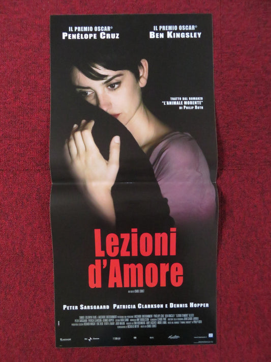 ELEGY ITALIAN LOCANDINA POSTER PENELOPE CRUZ BEN KINGSLEY 2008 Rendezvous Cinema Movie posters