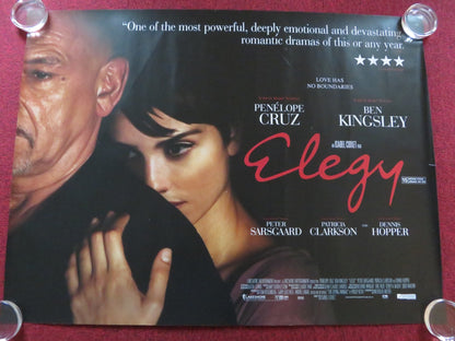 ELEGY UK QUAD (30"x 40") ROLLED POSTER PENELOPE CRUZ BEN KINGSLEY 2008 Rendezvous Cinema Movie posters