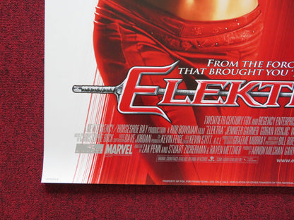 ELEKTRA VERSION B US ONE SHEET ROLLED POSTER JENNIFER GARNER GORAN VISNJIC 2004 Rendezvous Cinema Movie posters