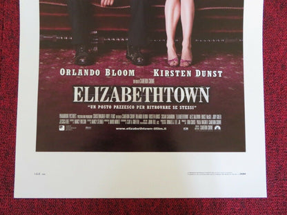 ELIZABETH TOWN ITALIAN LOCANDINA (27.5"x13") POSTER ORLANDO BLOOM KIRSTEN DUNST Movie posters