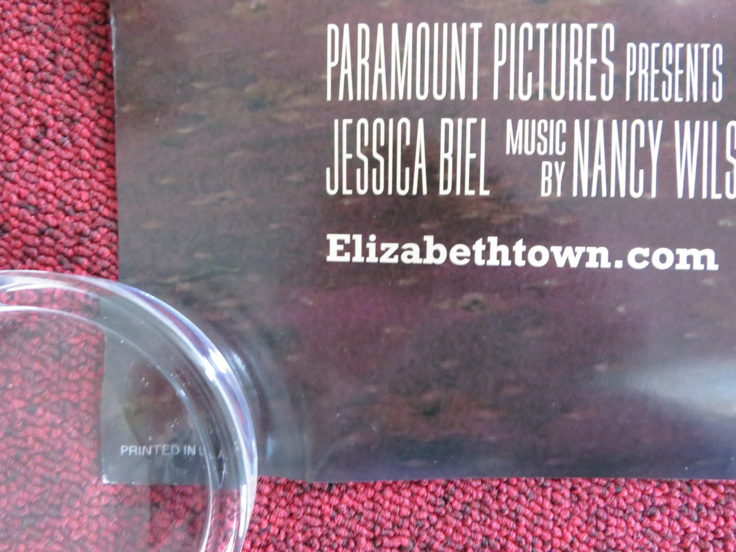 ELIZABETHTOWN US ONE SHEET ROLLED POSTER ORLANDO BLOOM KIRSTEN DUNST 2005 Rendezvous Cinema Movie posters