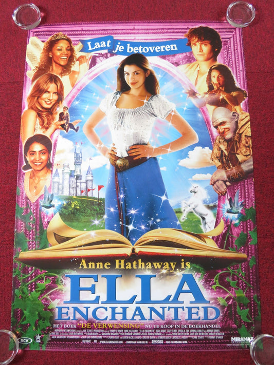 ELLA ENCHANTED DUTCH POSTER ANNE HATHAWAY JOANNA LUMLEY 2004 Rendezvous Cinema Movie posters