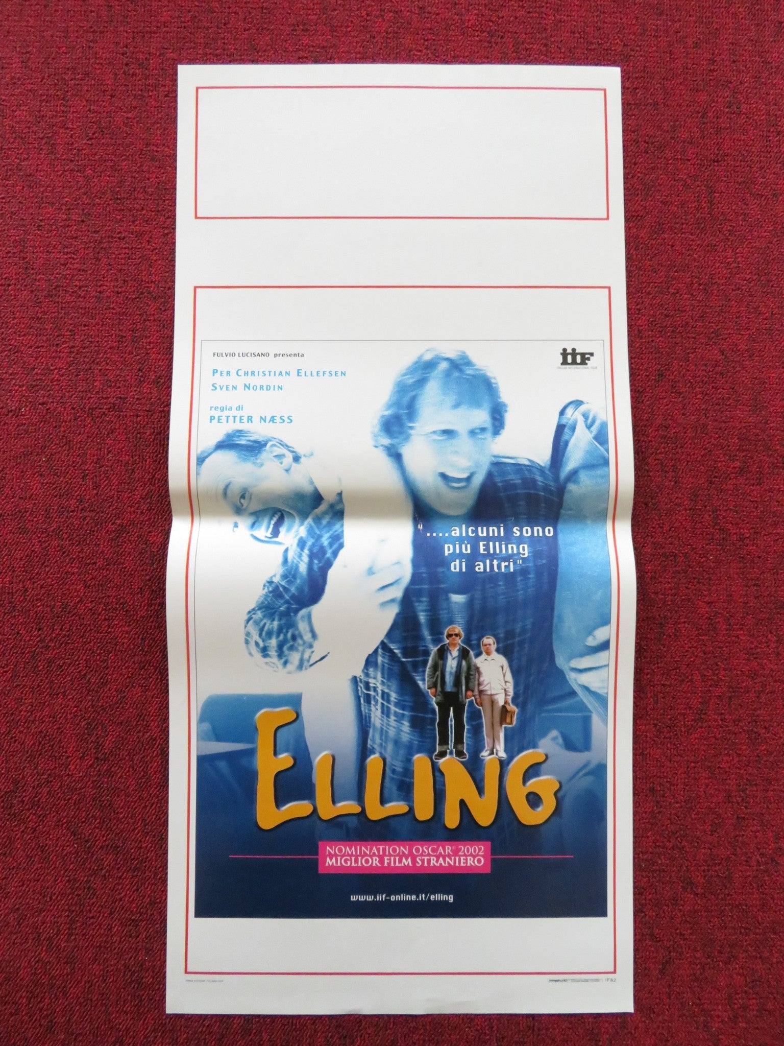ELLING ITALIAN LOCANDINA POSTER PER CHRISTIAN ELLEFSEN SVEN NORDIN 2001 Rendezvous Cinema Movie posters