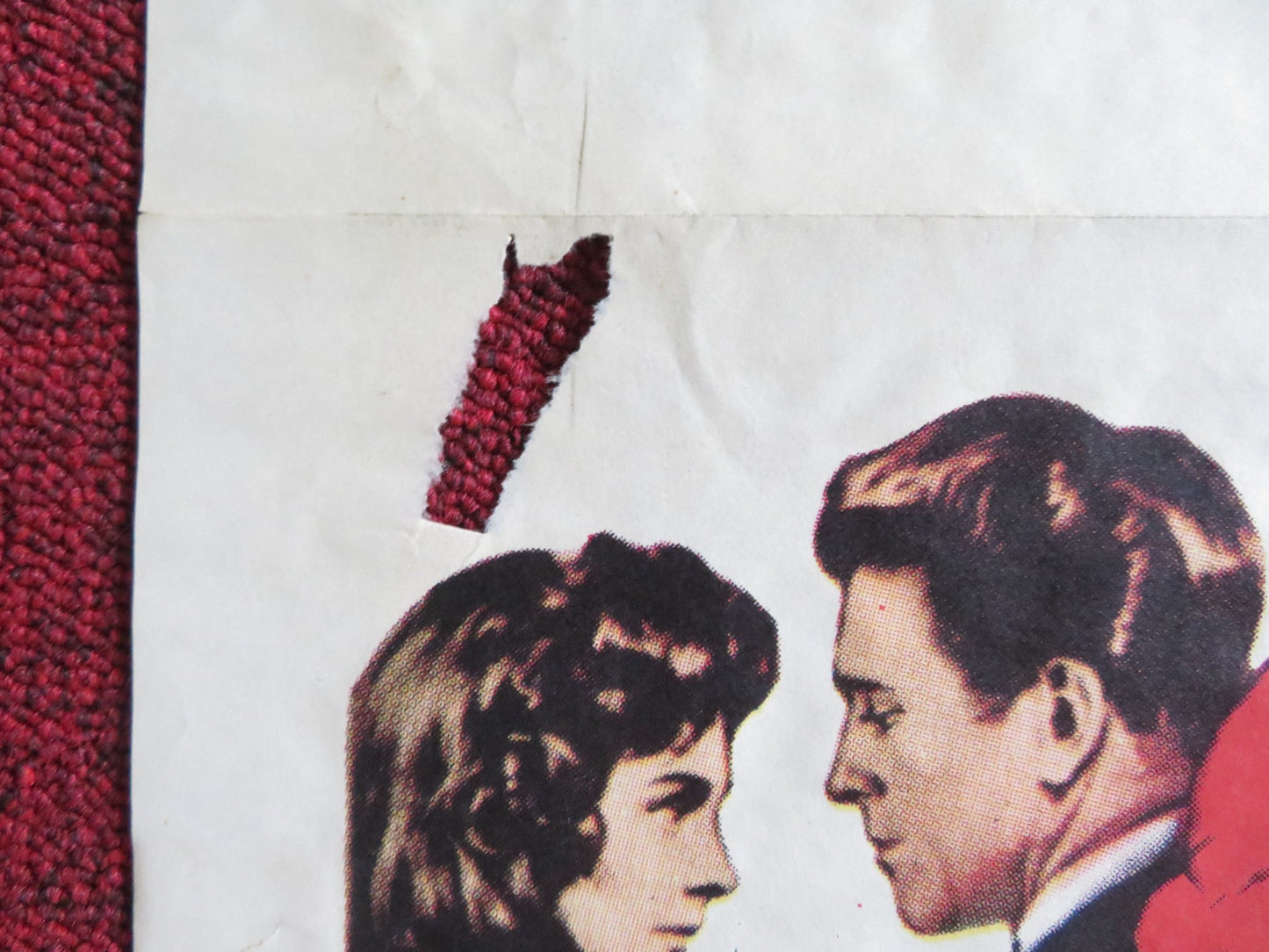 ELMER GANTRY FOLDED US ONE SHEET POSTER BURT LANCASTER JEAN SIMMONS 1960 Rendezvous Cinema Movie posters