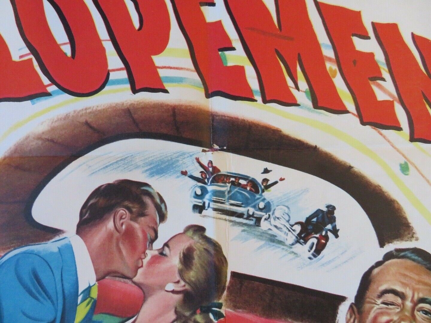 ELOPEMENT FOLDED US ONE SHEET POSTER CLIFTON WEBB ANNE FRANCIS 1951 Movie posters