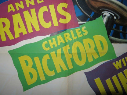 ELOPEMENT FOLDED US ONE SHEET POSTER CLIFTON WEBB ANNE FRANCIS 1951 Movie posters