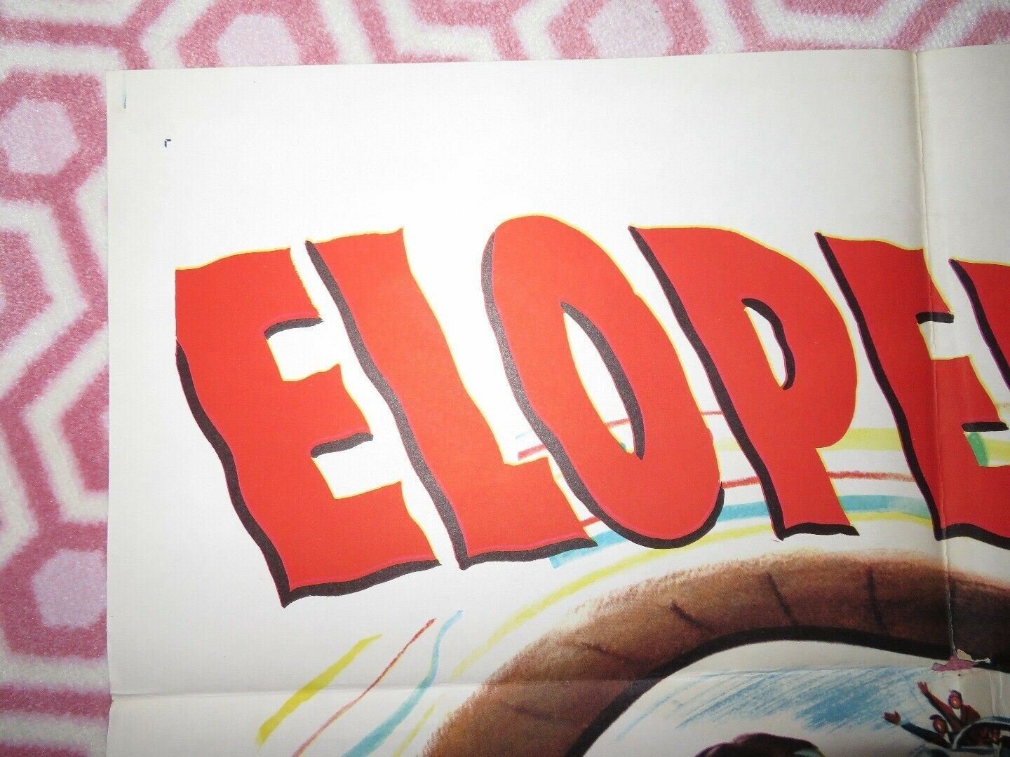 ELOPEMENT FOLDED US ONE SHEET POSTER CLIFTON WEBB ANNE FRANCIS 1951 Movie posters